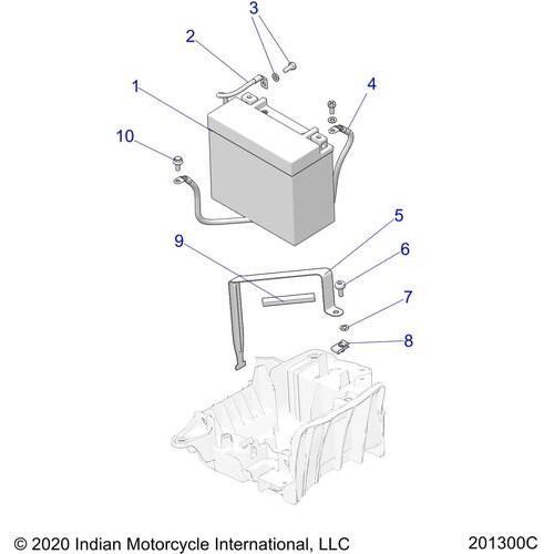 Electrical, Battery All Options - 2022 Indian Super Chief 111 Schematic-20098 OEM Schematic