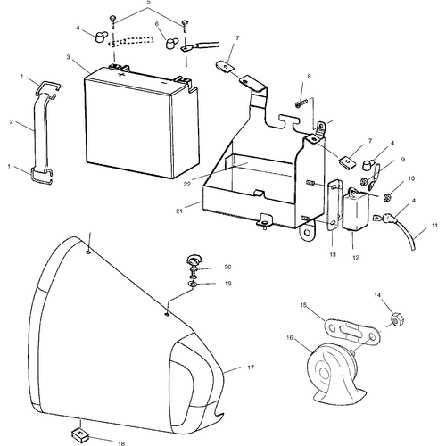 Electrical, Battery Box - 2000 Victory Sport Cruiser - V00Cs15Ce Schematic 7853 OEM Schematic