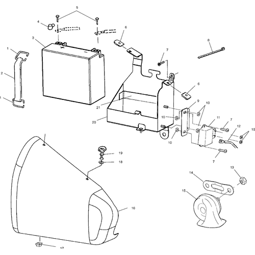 Electrical, Battery Box - 2000 Victory Standard Cruiser - V00Cb15Dc Schematic 8140 OEM Schematic
