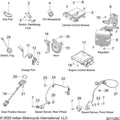 Electrical, Components 1 All Options - 2021 Indian Springfield 116