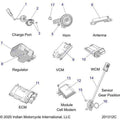 Electrical, Components 1 All Options - 2022 Indian Chief Dark Horse 116