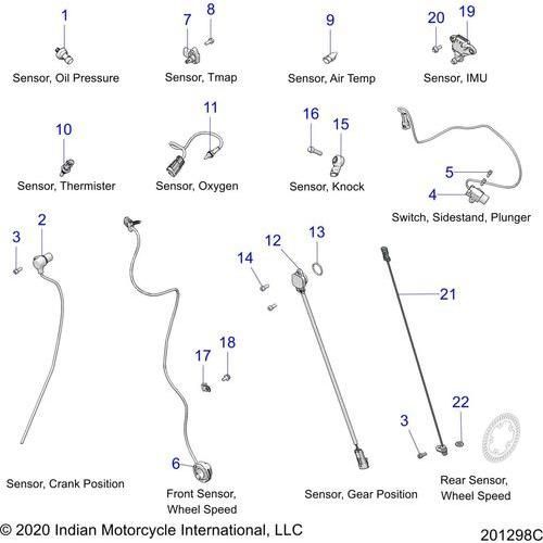Electrical, Components 2 - 2022 Indian Ftr 1200 Carbon Schematic-21173 OEM Schematic