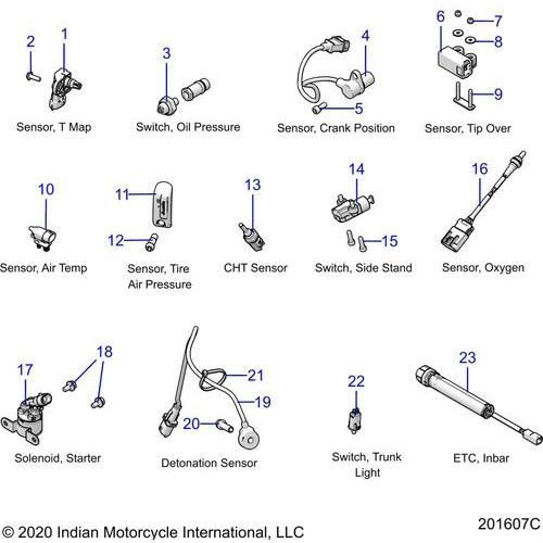 Electrical, Components 2 N22tkdbb All Options - 2022 Indian Roadmaster Dark Horse Schematic-20784 OEM Schematic