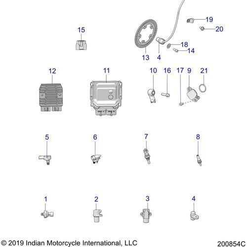 Electrical, Components - 2020 Indian Ftr 1200 Rally Schematic-24436 OEM Schematic