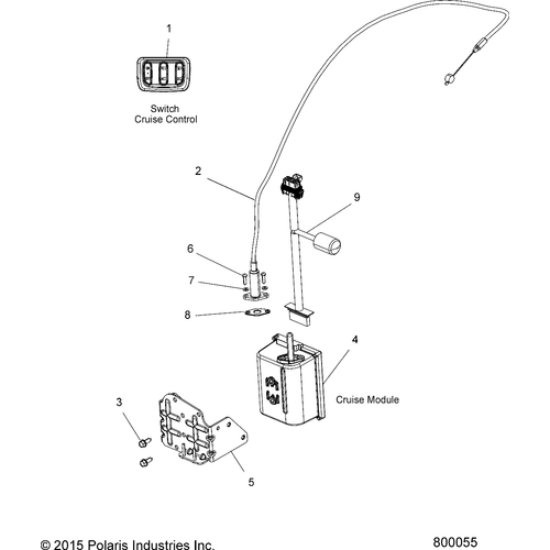 Electrical, Cruise Control - 2017 Victory Vision All Options Schematic 513 OEM Schematic