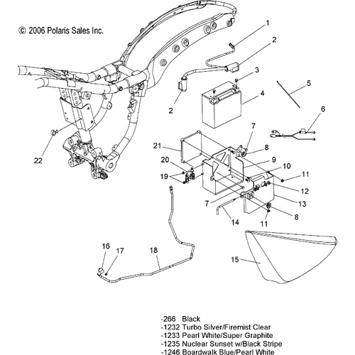 Electrical, Ecm/Battery Box/Side Cover, L.H. - 2007 Victory Vegas/Vegas 8 Ball All Options - V07Ab26/Gb26 Schematic 5010 OEM Schematic