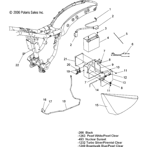 Electrical, Ecm/Battery Box/Side Cover, Lh - 2007 Victory Kingpin/Tour All Options - V07Cb26/Cd26 Schematic 4961 OEM Schematic