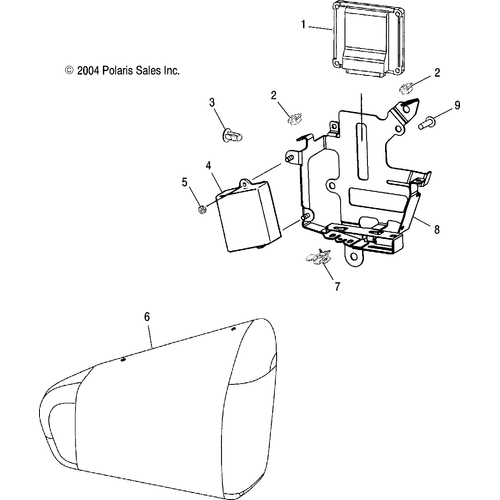 Electrical, Ecm Box - 2005 Victory Ca Touring Cruiser All Options - V05Tb16 Schematic 5315 OEM Schematic