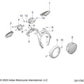 Electrical, Forward Lighting N22rte25/N22rzs25eg (201317C) - 2022 Indian Ftr 1200