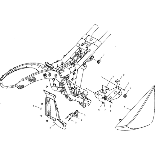 Electrical, Fuse Box Mount/Rh Side Cover - 2003 Victory Victory Vegas All Options - V03Gb16 Schematic 5773 OEM Schematic