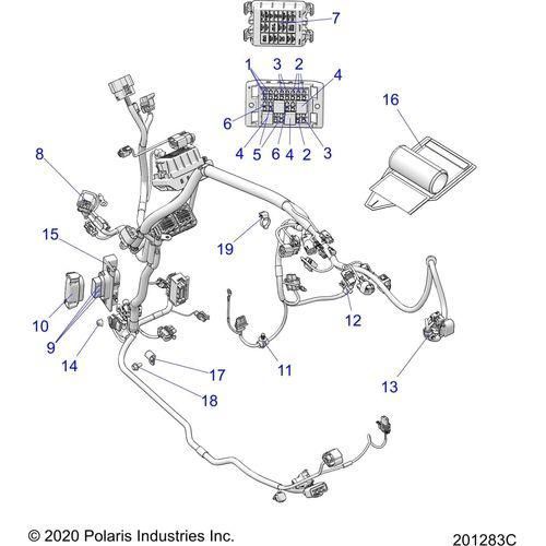 Electrical, Harness/Chassis All Options - 2022 Indian Super Chief Limited 116 Schematic-20036 OEM Schematic
