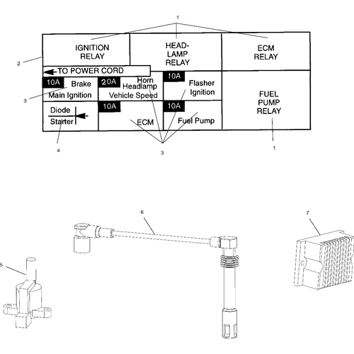 Electrical, Harnesses - 1999 Victory Standard Cruiser - V99Cb15Da Schematic 8602 OEM Schematic