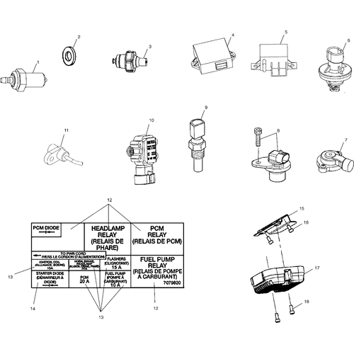 Electrical, Harnesses, Sensors And Switches - 2003 Victory Ca Touring Cruiser All Options - V03Tb16 Schematic 5728 OEM Schematic
