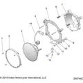 Electrical, Headlight All Options - 2020 Indian Chieftain Standard Titanium Smoke