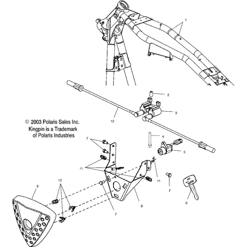 Electrical, Ignition Asm - 2004 Victory Kingpin All Options - V04Cb16 Schematic 5574 OEM Schematic