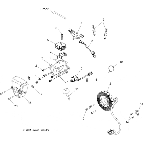 Electrical, Ignition System - 2013 Victory Judge All Options - V13Mb36 Schematic 2829 OEM Schematic