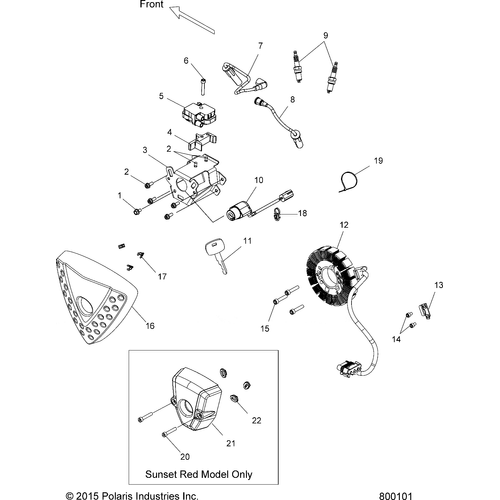 Electrical, Ignition System - 2017 Victory Vegas All Options Schematic 442 OEM Schematic