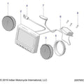 Electrical, Instrument Cluster All Options - 2021 Indian Chieftain Dark Horse