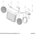 Electrical, Instrument Cluster All Options - 2021 Indian Chieftain Premium