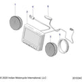 Electrical, Instrument Cluster All Options - 2021 Indian Chieftain Standard 111