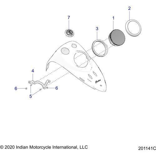 Electrical, Instrument Cluster N21tvdcaa/N21tvdca All Options - 2021 Indian Chief Vintage Dark Horse 111 Schematic-23574 OEM Schematic