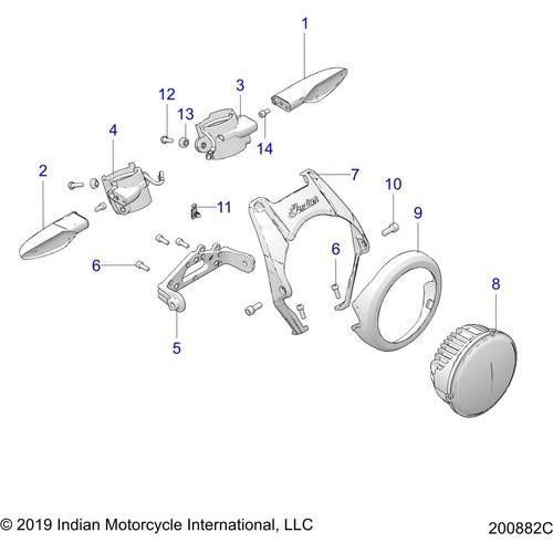 Electrical, Instrumentation - 2019 Indian Ftr 1200 Schematic-25762 OEM Schematic
