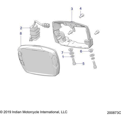 Electrical, Instrumentation - 2020 Indian Ftr 1200 Carbon Le Schematic-24506 OEM Schematic