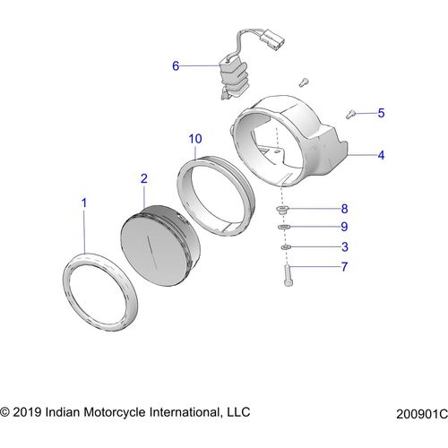 Electrical, Instrumentation - 2020 Indian Ftr 1200 Schematic-24556 OEM Schematic