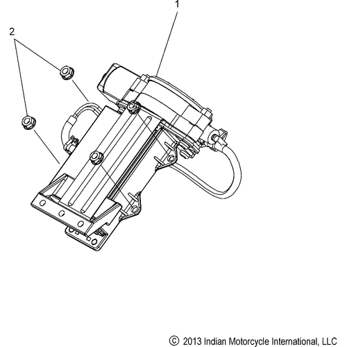 Electrical, Motor, Windshield All Options - 2017 Indian Chieftain/Roadmaster Schematic-27338 OEM Schematic