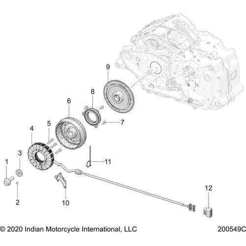 Electrical, Rear Lighting - 2019 Indian Ftr 1200 Rally Le Schematic-25712 OEM Schematic