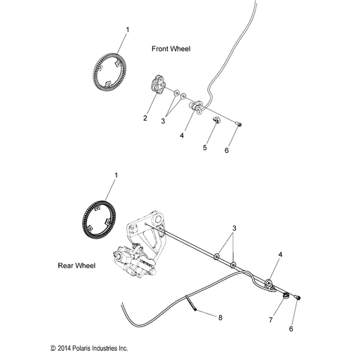 Electrical, Speed Sensor Asm. - 2017 Victory Judge Intl Schematic 264 OEM Schematic