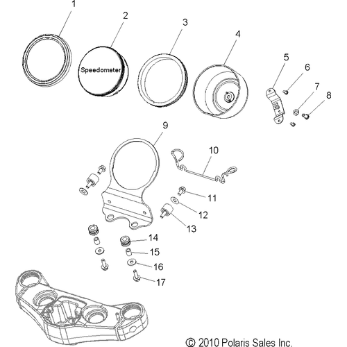 Electrical, Speedometer - 2011 Victory Jackpot All Options - V11Xb36 Schematic 3633 OEM Schematic
