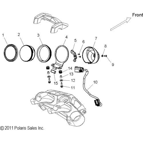 Electrical, Speedometer - 2012 Victory Cross Roads All Options - V12Bw36/Ew36 Schematic 3094 OEM Schematic