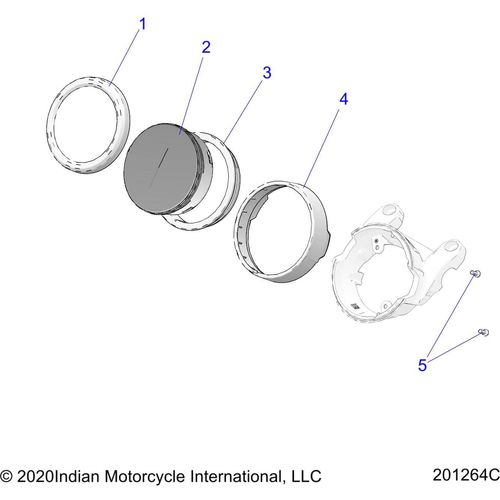 Electrical, Speedometer All Options - 2022 Indian Chief Bobber 111 Schematic-21809 OEM Schematic