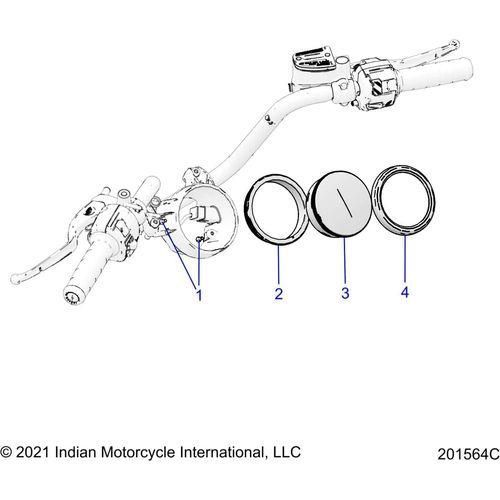 Electrical, Speedometer All Options - 2022 Indian Scout Rogue Sixty Schematic-20440 OEM Schematic