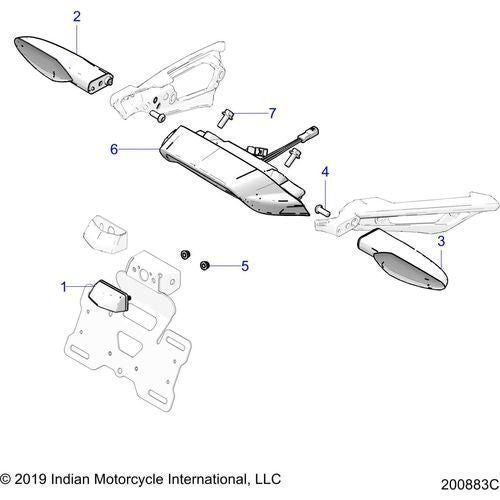 Electrical, Stator - 2019 Indian Ftr 1200 Schematic-25764 OEM Schematic