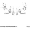 Electrical, Switch Controls, Lh/Rh All Options - 2020 Indian Chieftain Standard Titanium Smoke