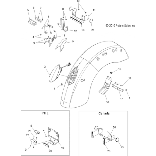 Electrical, Taillight And License Plate Light - 2011 Victory Kingpin All Options - V11Ca36/Cb36 Schematic 3691 OEM Schematic