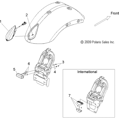Electrical, Taillight And License Plate Light - 2013 Victory Jackpot All Options - V13Xb36 Schematic 2776 OEM Schematic