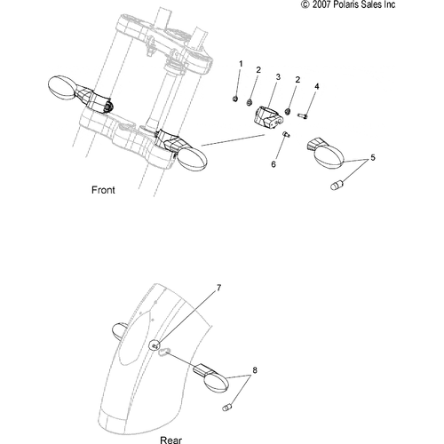 Electrical, Turn Signals - 2011 Victory Kingpin All Options - V11Ca36/Cb36 Schematic 3692 OEM Schematic