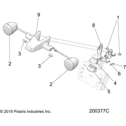 Electrical, Turn Signals, Rear/Rear Lighting All Options - 2019 Indian Chieftain Dark Horse Schematic-25910 OEM Schematic