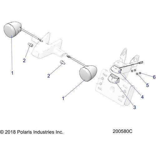 Electrical, Turn Signals, Rear/Rear Lighting All Options - 2020 Indian Springfield Dark Horse Schematic-23929 OEM Schematic
