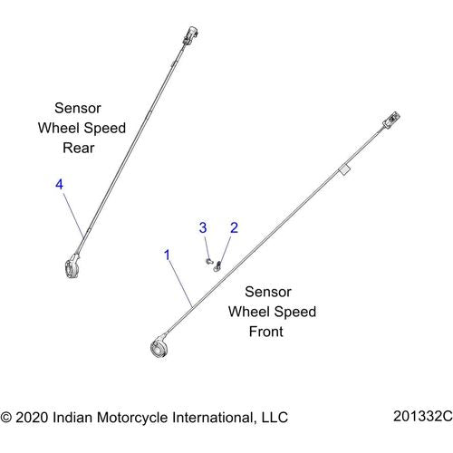 Electrical, Wheel Speed Sensors All Options - 2022 Indian Chief Bobber Dark Horse 116 Schematic-21750 OEM Schematic