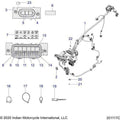 Electrical, Wire Harness 2 All Options - 2021 Indian Springfield Dark Horse Intl