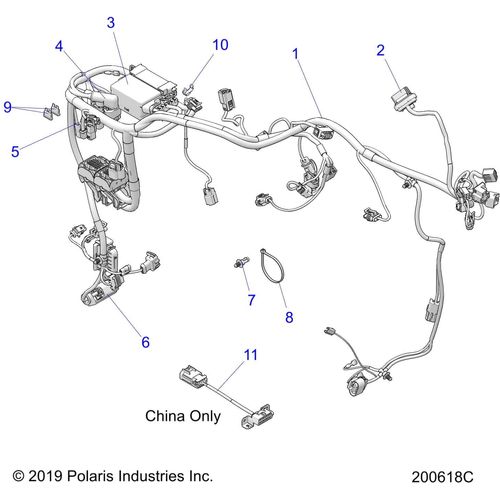 Electrical, Wire Harness All Options - 2020 Indian Scout Bobber/Bobber Twenty Schematic-24042 OEM Schematic