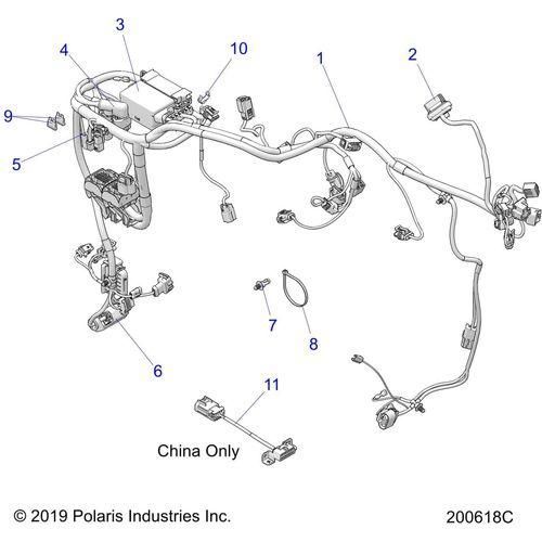 Electrical, Wire Harness All Options - 2020 Indian Scout Bobber Sixty Schematic-24099 OEM Schematic