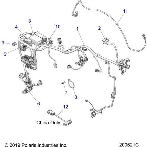 Electrical, Wire Harness All Options - 2020 Indian Scout Sixty Schematic-23984 OEM Schematic