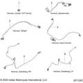Electrical, Wire Harness All Options - 2021 Indian Springfield 111