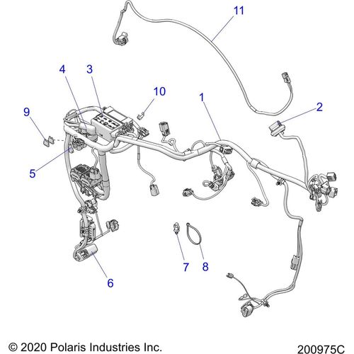 Electrical, Wire Harness All Options - 2022 Indian Scout 1200 Schematic-20684 OEM Schematic