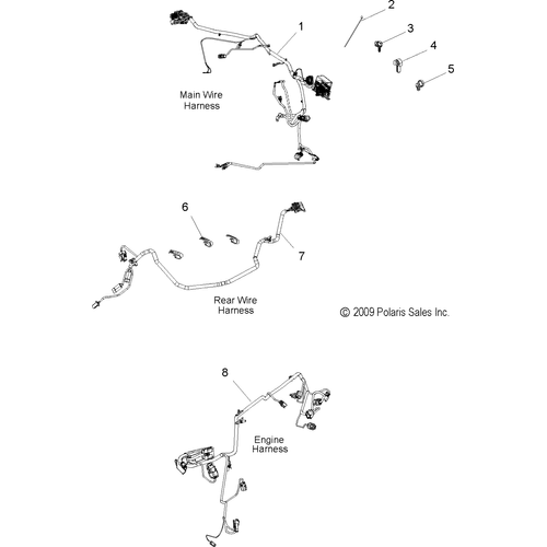 Electrical, Wire Harnesses - 2010 Victory Jackpot All Options - V10Xb36Dap/Lkp/Xc36Dn Schematic 4011 OEM Schematic